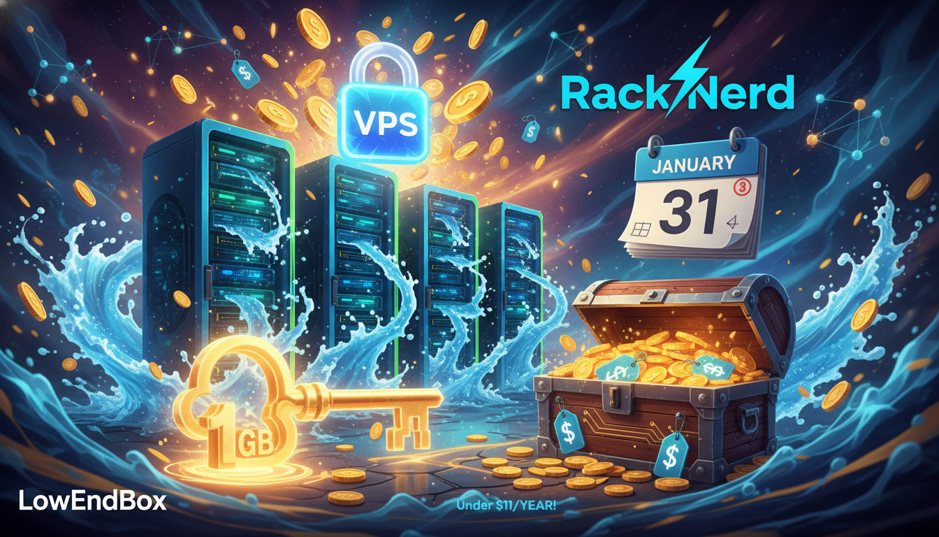 Strategi Menang Giveaway RackNerd Januari dan Promo VPS Murah di Bawah $11